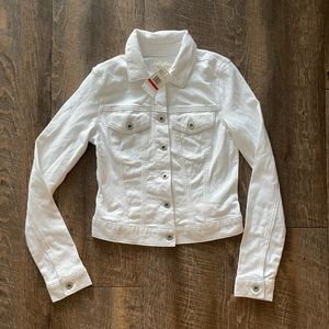 NWT White Denim jacket- size xs